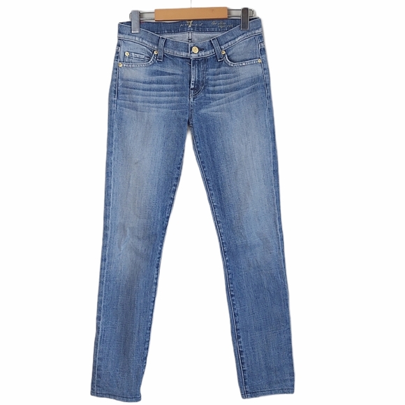 7 For All Mankind Slim Cigarette Jeans 25